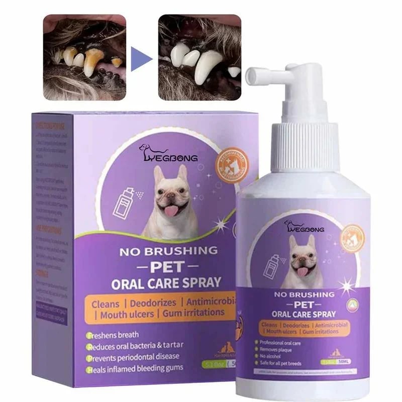 🔥Spray de limpeza de dentes para cães e gatos