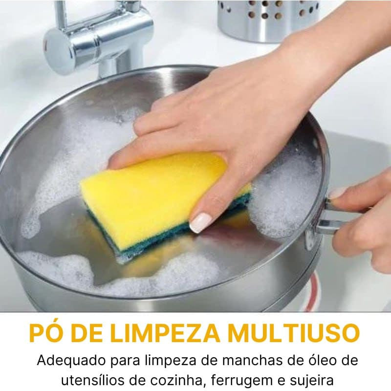 🎁 Poderoso limpador em pó multiuso para cozinha