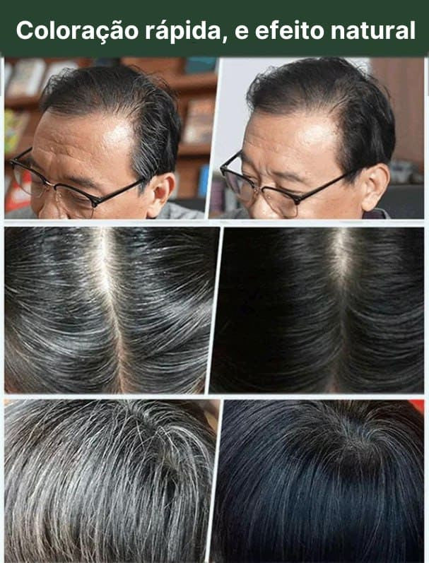 Essência de tintura de cabelo com Extrato Vegetal Asiático