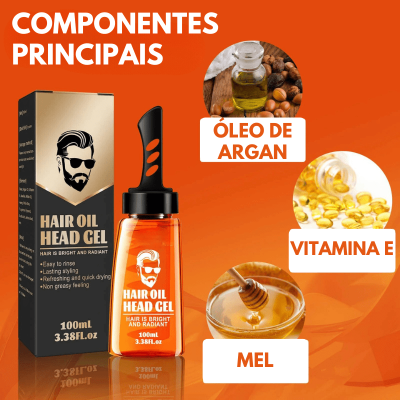 Pente com gel modelador de único uso