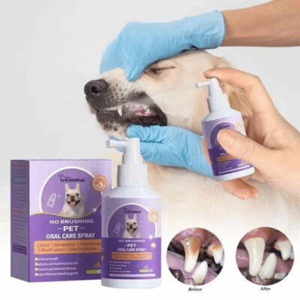 🔥Spray de limpeza de dentes para cães e gatos