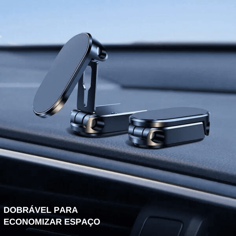 Promoção de último dia com 75% de desconto - Suporte magnético dobrável para telefone para carro